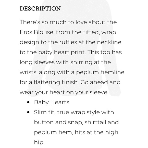 Cabi Eros Blouse Large - Picture 3 of 3